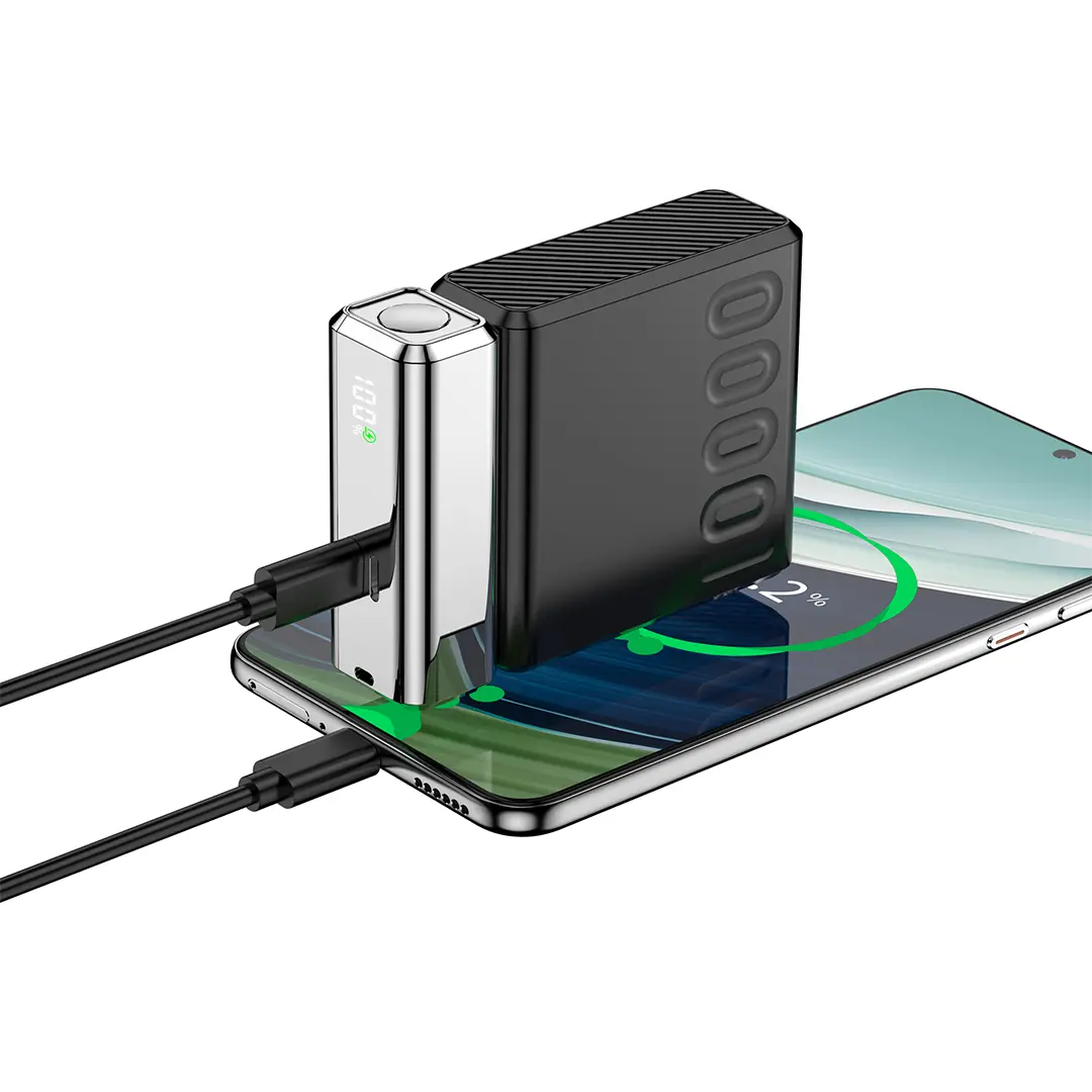 Porodo Chrome Volt 10000mAh Power Bank - Black (3)