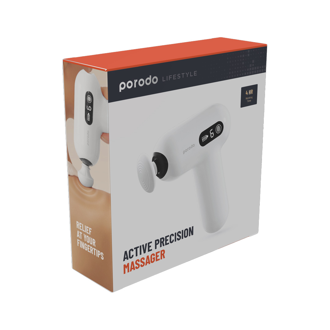Porodo Lifestyle Active Precision Massager - White (4)