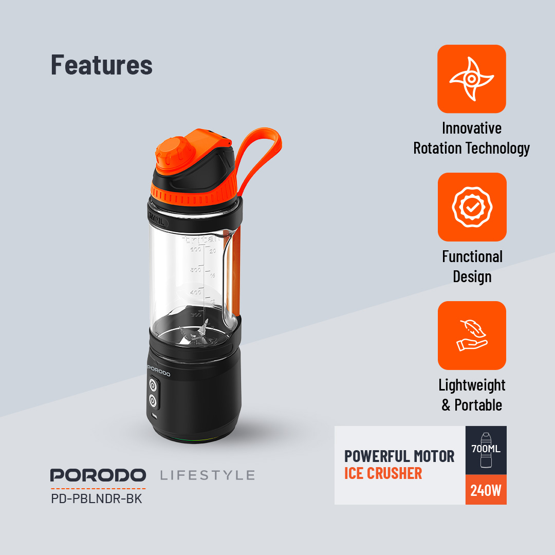 Porodo Lifestyle Dual Spin Clockwise & Reverse Portable Blender (3)