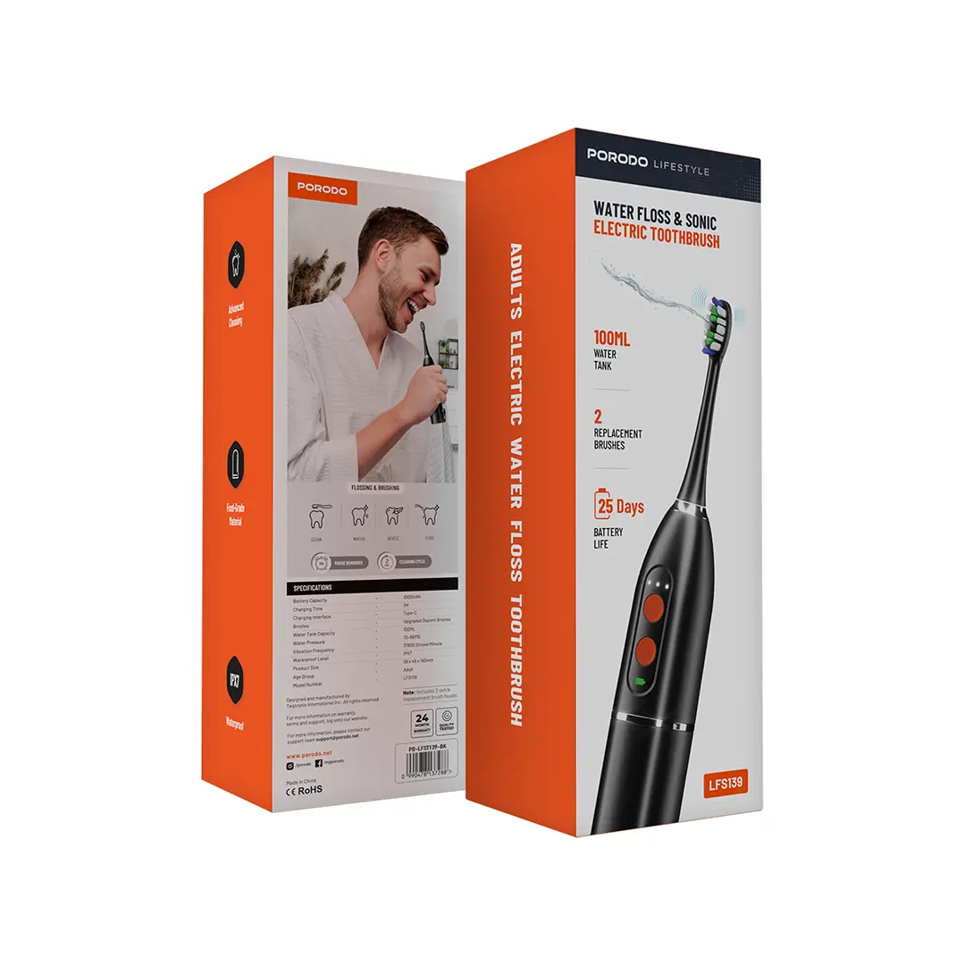 Porodo Lifestyle Water Floss & Sonic Electric Toothbrush (6)