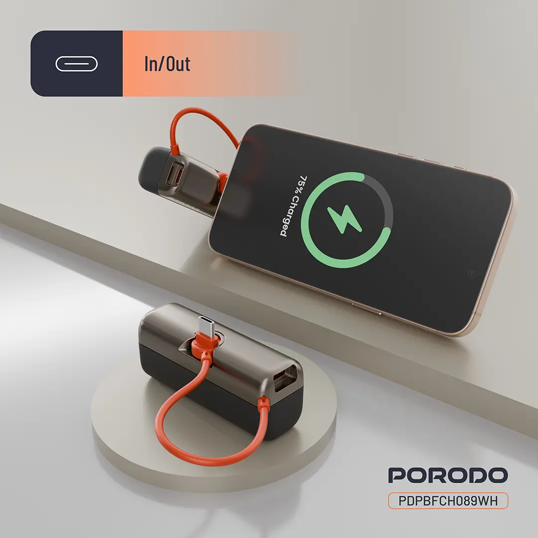Porodo Pocket Volt 5000mAh Power Bank (2)
