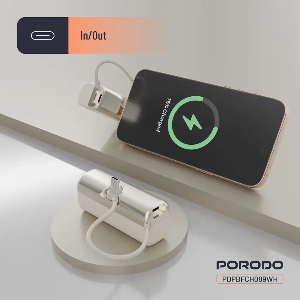 Porodo Pocket Volt 5000mAh Power Bank (7)