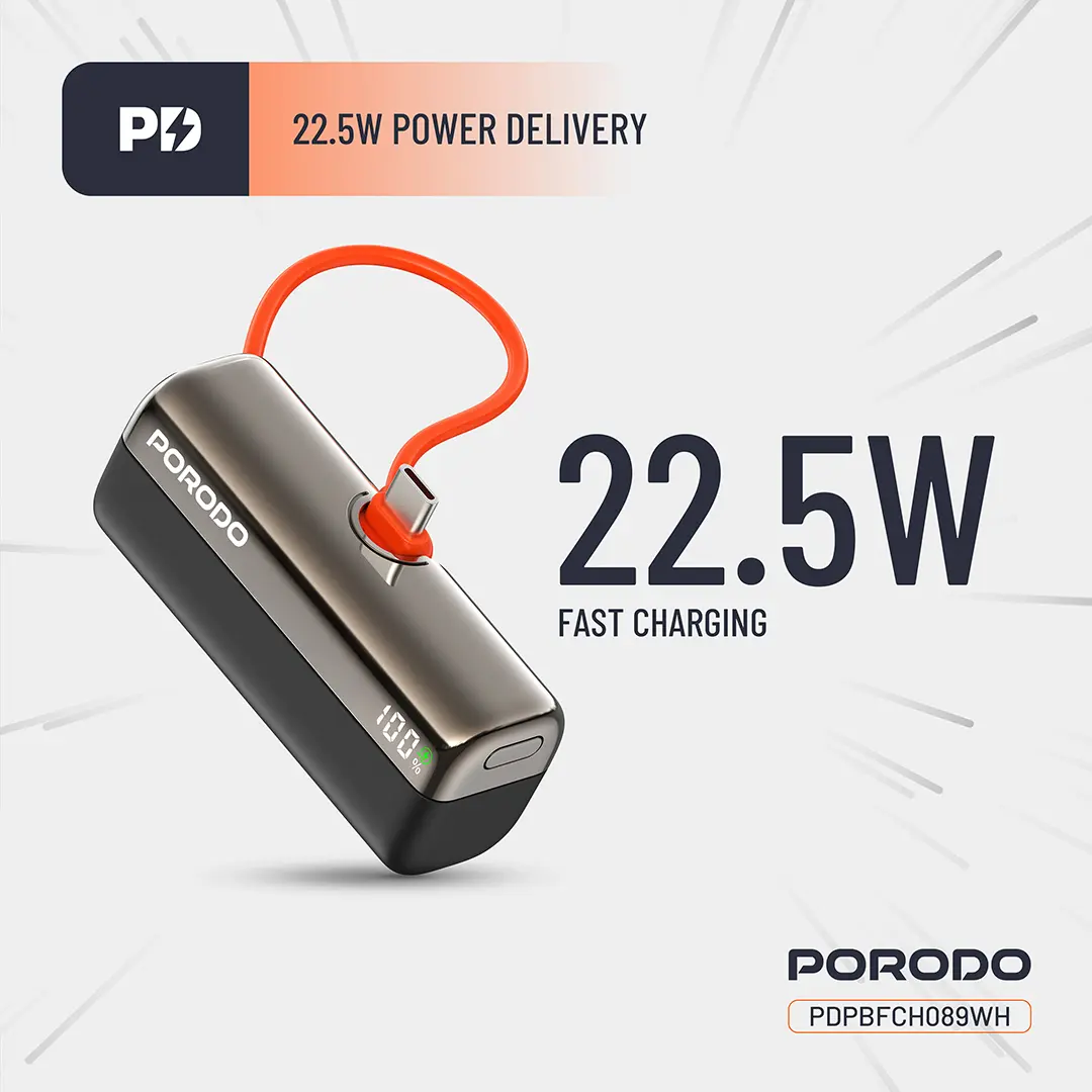 Porodo Pocket Volt 5000mAh Power Bank