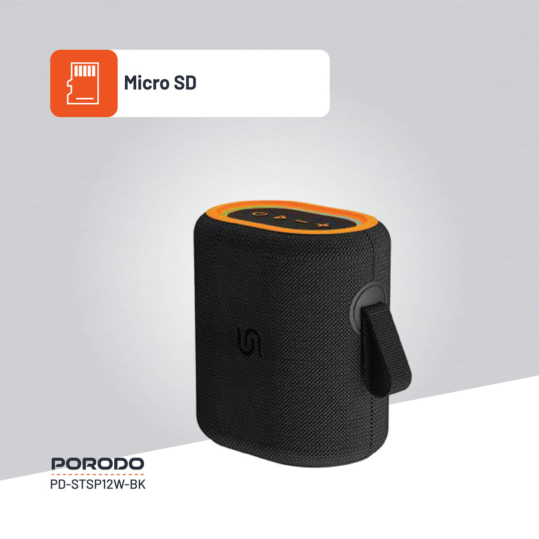 Porodo Soundtec Rave Portable Speaker - Black (2)