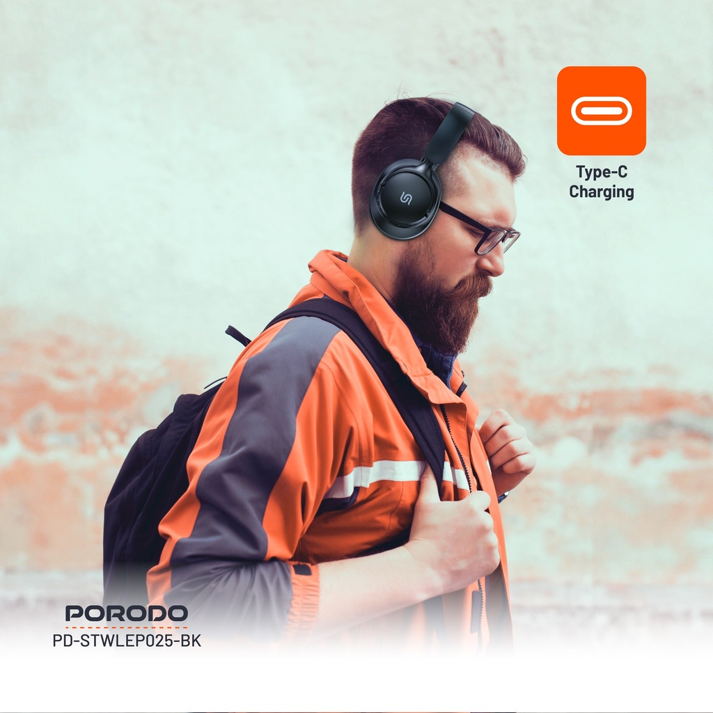Porodo Soundtec Zen Active Noise-Cancellation Headphone