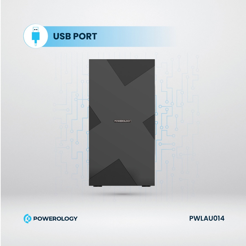 Powerology 5.1CH Home Theater System - Black (2)