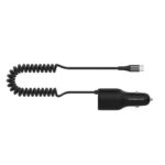 شارژر فندکی 45 وات با کابل تایپ سی متصل پاورولوژی مدل Powerology PD45W PCCSR015