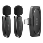 میکروفون یقه ای دوکاربره لایتنینگ یسیدو YESIDO KR14 LAVALIER MIC