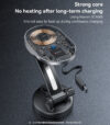 هولدر شارژ وایرلس MAGNET 15W یسیدو Yesido C313 Cooling 15W Magnet Wireless Charging Car Holder - Image 5