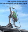 هولدر شارژ وایرلس MAGNET 15W یسیدو Yesido C313 Cooling 15W Magnet Wireless Charging Car Holder - Image 8