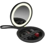 کیف لوازم آرایشی قابل حمل رینگ لابت دار گرین لاین مدل Green Lion Mini Makeup Pouch GNMNMKPCHBK