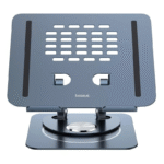 استند رومیزی لپ تاپ و تبلت بیسوس Baseus Ultrastable Pro Series BS-HP017 با بدنه آلومینیومی و چرخش 360 درجه