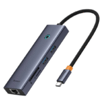 هاب تایپ سی 7 پورت بیسوس Baseus Ultra joy BS-OH112 با شارژ سریع 100 وات و پورت HDMI 4K