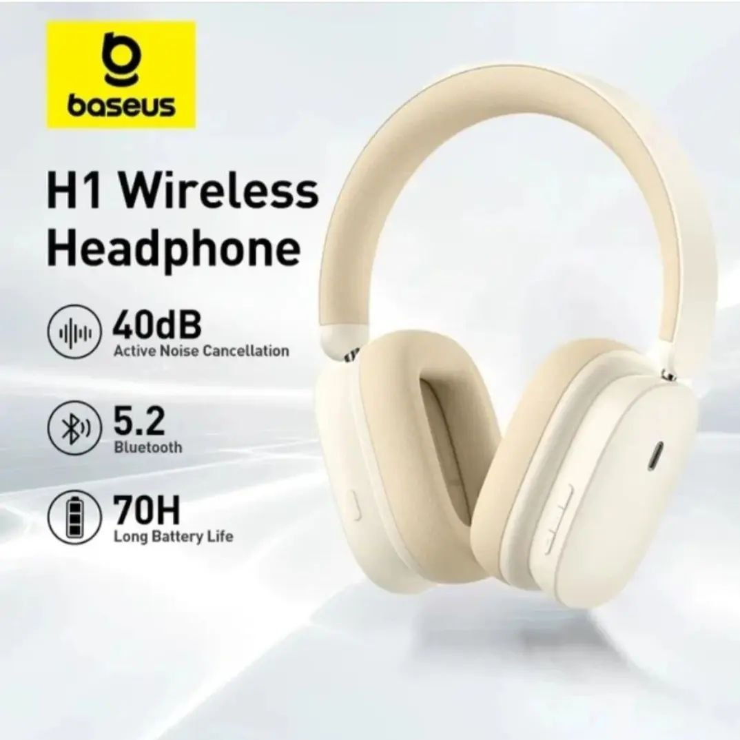 هدفون بلوتوث بیسوس Baseus Bowie H1 NGTW230002 با 70 ساعت شارژدهی و ANC (17)