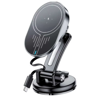 هولدر شارژ وایرلس MAGNET 15W یسیدو Yesido C313 Cooling 15W Magnet Wireless Charging Car Holder