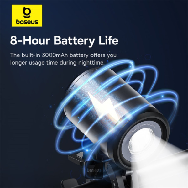 هولدر مگنتی دوچرخه و چراغ قوه بیسوس Baseus PrimeTrip (6)