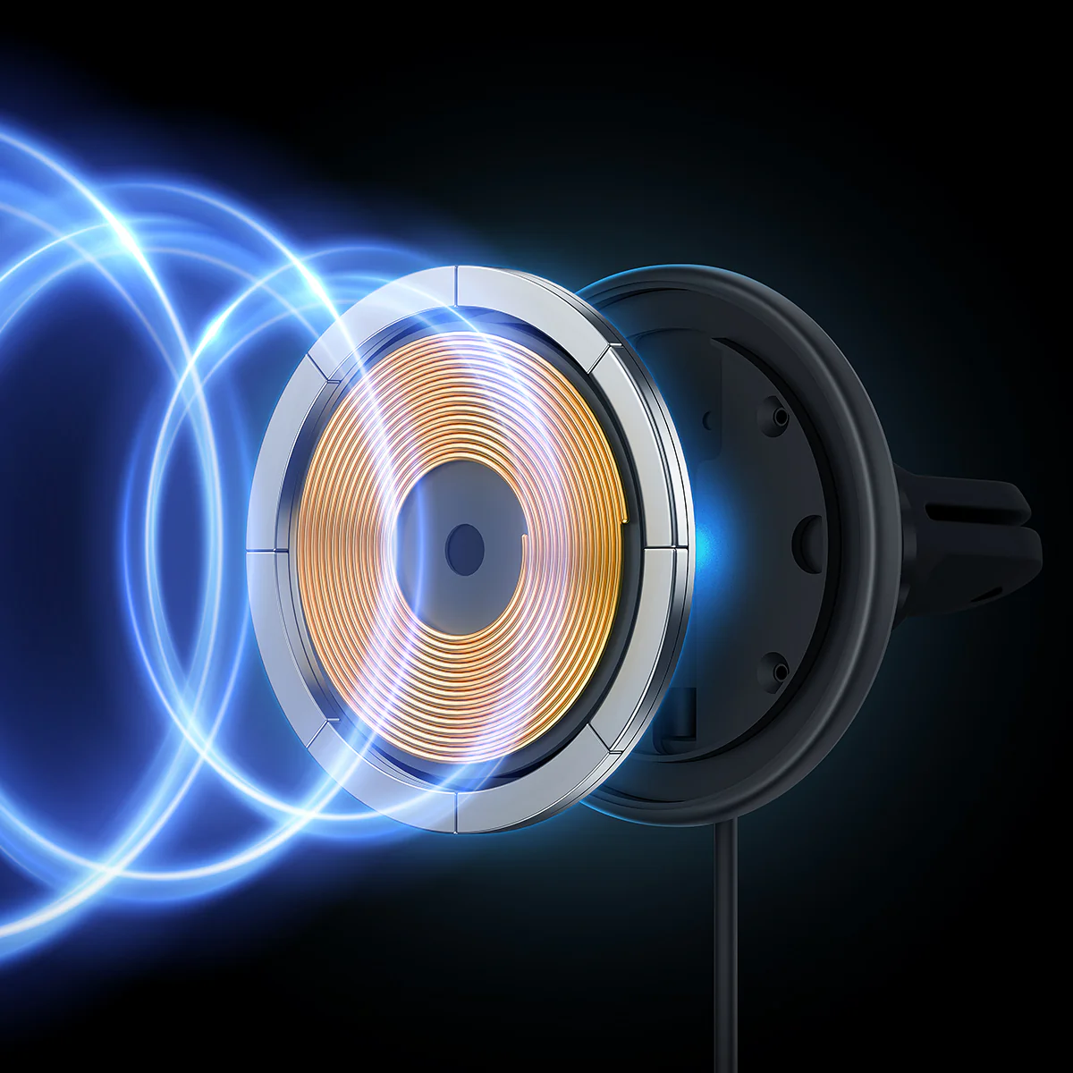 هولدر و شارژر وایرلس دریچه کولری بیسوس Baseus CW01 SUCX040001 (7)