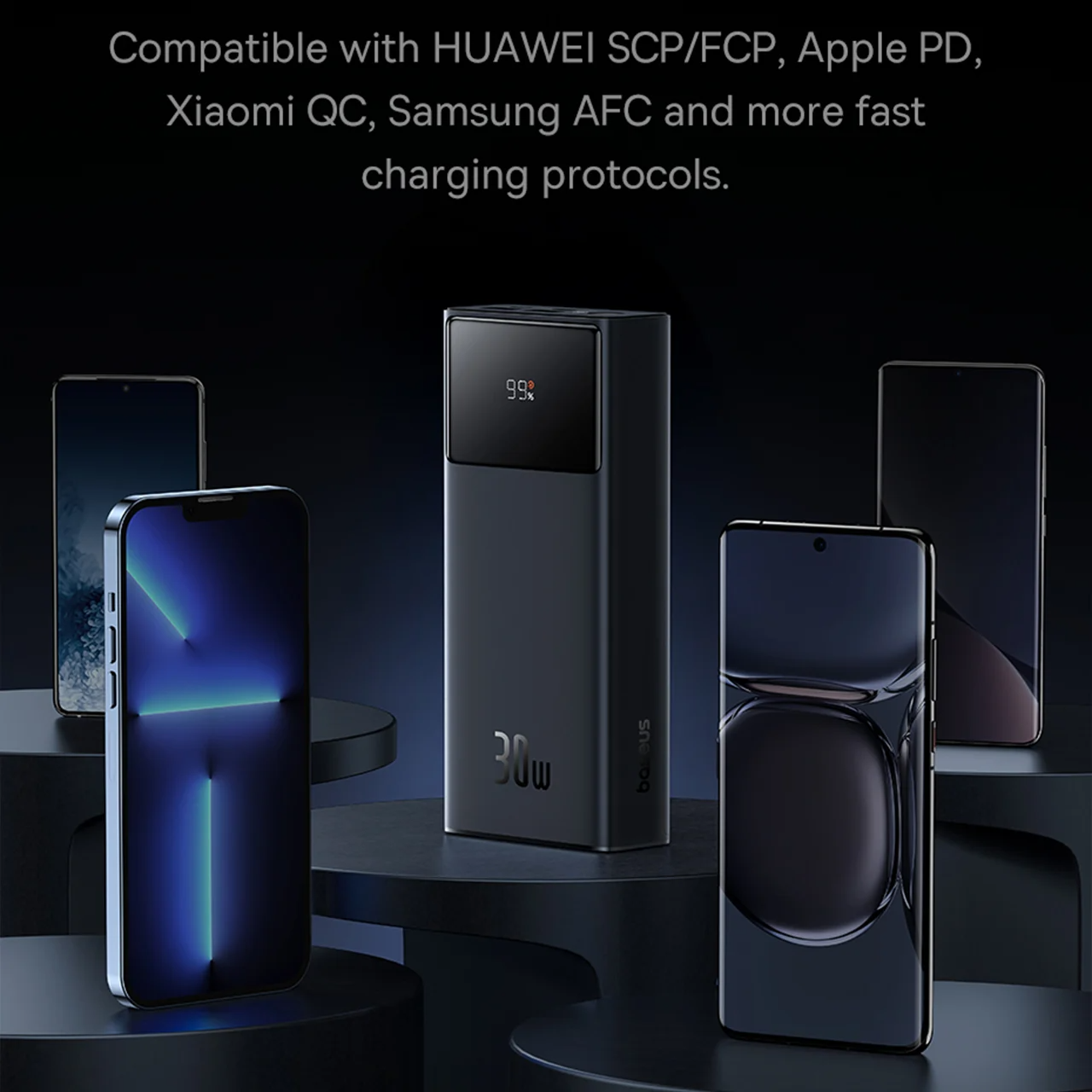 پاوربانک 30 وات 20000 بیسوس Baseus Star-Lord Power Bank PPXJ2030 (7)