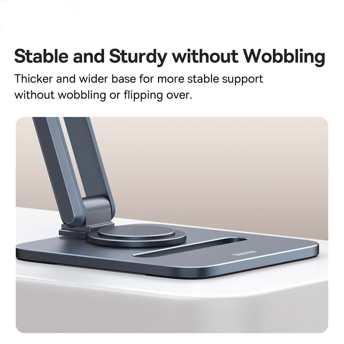 پایه نگهدارنده فلزی تاشو بیسوس Baseus Desktop Biaxial Foldable Metal Holder BS-HP006A (7)