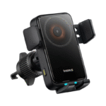 هولدر وایرلس دریچه کولری بیسوس Baseus Wisdom Pro Wireless Car Mount BS-CM051 با شارژ 15 وات و تشخیص خودکار کویل