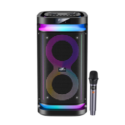 اسپیکر ایستاده حرفه ای rgb دار به همراه میکروفن یسیدو مدل yesido YSW29