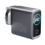 شارژر دیواری 140 وات پاورولوژی مدل Powerology PWGAN140WBK Voltflow GaN PD