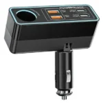 شارژر فندکی خودرو 125 وات پاورولوژی مدل Powerology Brio MULTI-PORT