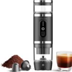 قهوه ساز پرتابل در 1 همراه با فوم‌ساز شیر لپرسو مدل LePresso 4 in 1 Portable Coffee Maker with Milk Frother