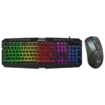 کیبورد و موس گیمینگ گرین لاین مدل Green Lion GKM-400 RGB Gaming Keyboard + Mouse