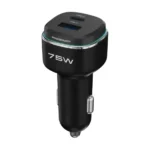 شارژر فندکی سوپر فست 75 وات پاورولوژی مدل Powerology super fast car charger 75W