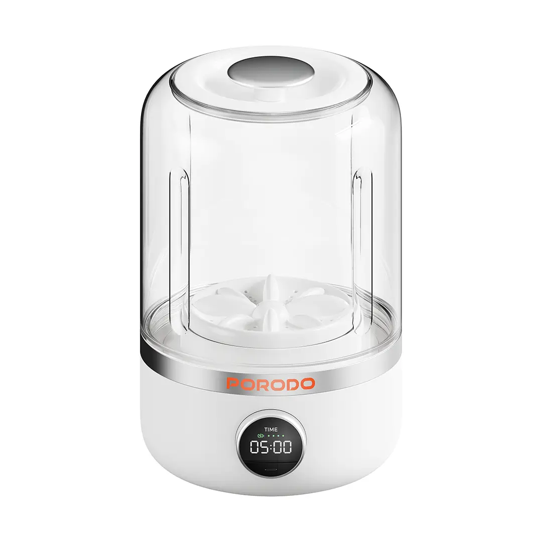 Porodo Lifestyle Cordless Mini Washing Machine - White