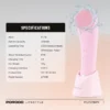 Porodo Lifestyle Sonic Vibration Facial Cleansing Brush - Pink