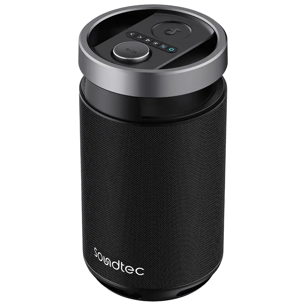 Porodo Soundtec Tiesto Portable Karaoke Speaker - Black2