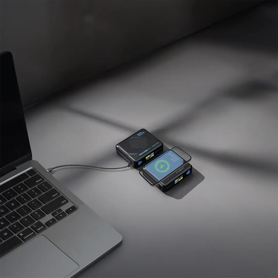 Powerology Ultra Mini 20000mAh Power Bank - Black (10)