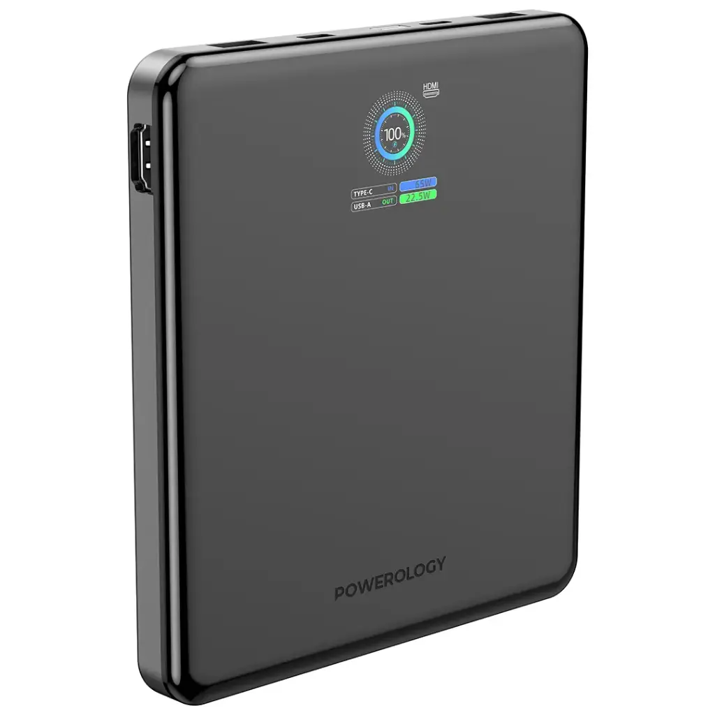 Powerology VoltStream 20000mAh Power Bank - Black8