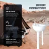 روشویی قابل حمل پرودو مدل Porodo Portable Handwash Station – Foot Pump Operated - Image 5