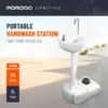 روشویی قابل حمل پرودو مدل Porodo Portable Handwash Station – Foot Pump Operated - Image 6