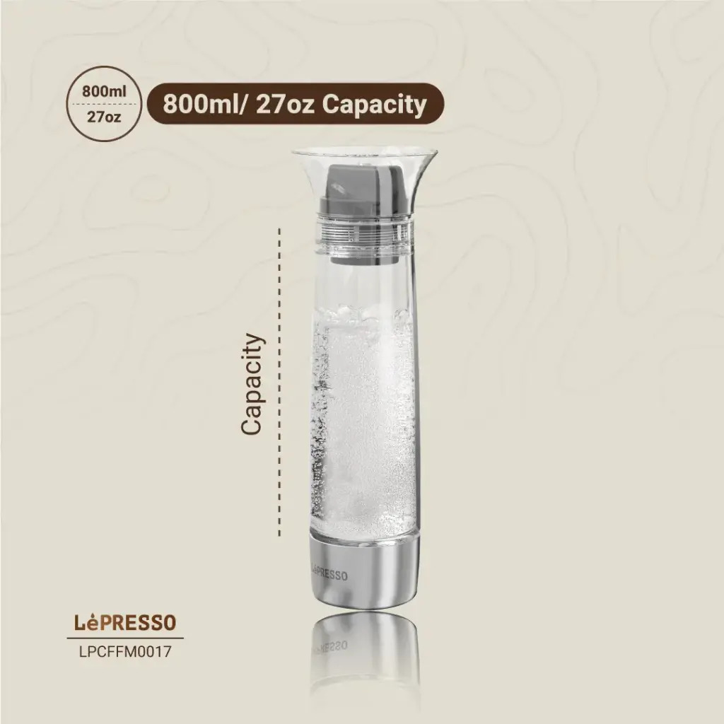 مكينة صنع المياء الغازي والصودا ليبريسو 800 مللي LePresso Carbonator Instant Sparkling Water (4)