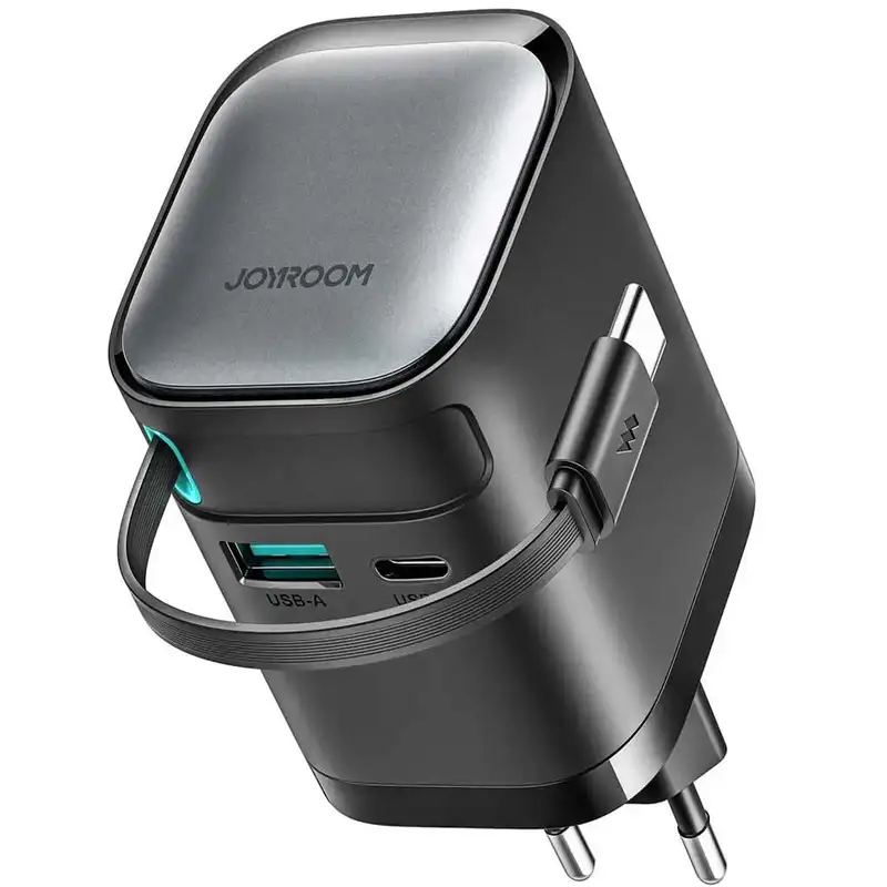 452908.webp شارژر دیواری 65 وات همراه با کابل جویروم مدل joyroom JR-TCL02EU - Image 1