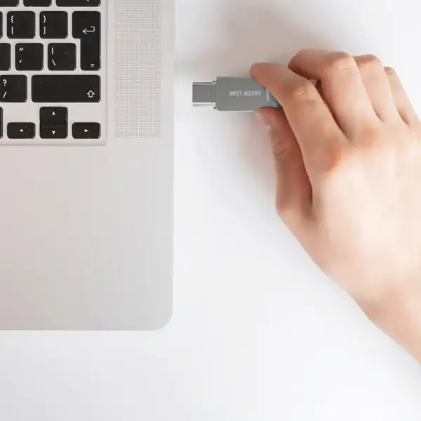 Green Lion 2 in 1 OTG USB-C Flash Drive USB 3.0 - Silver128