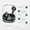 Green Lion Vegas True Wireless Earbuds - Black-01