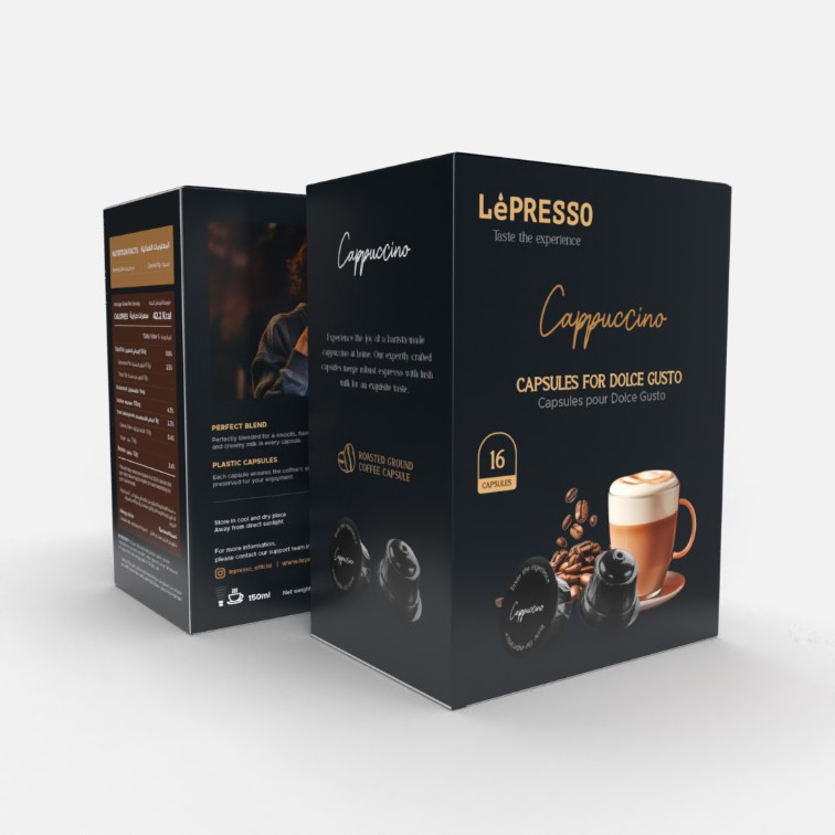 LePresso Cappuccino Capsules For Dolce Gusto 16pc (1)