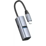 هاب پاورولوژی مدل Powerology Aluminum Mini USB-C Hub 100W PD