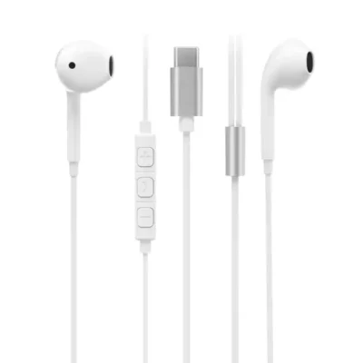 هندزفری سیم دار تایپ سی پاورولوژی مدل TYPE-C Stereo Wired Earphone