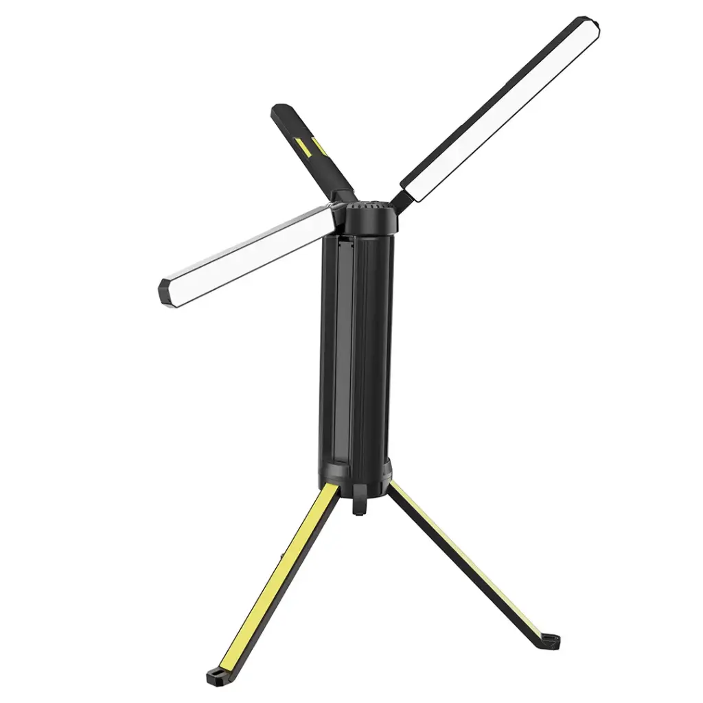 Powerology Luntra 15600mAh Foldable Camping Light - Black