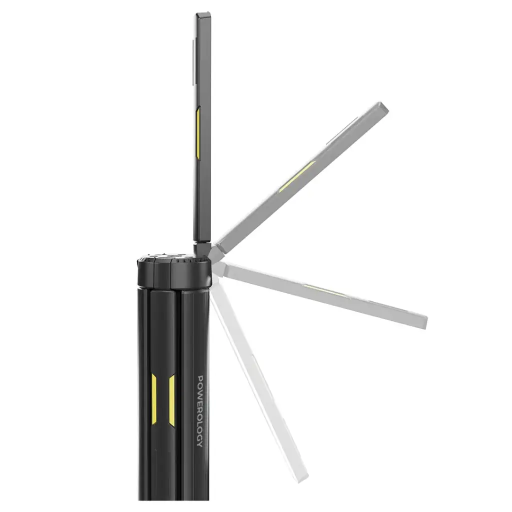 Powerology Luntra 15600mAh Foldable Camping Light - Black6