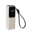 پاوربانک 20000 هزار 100 وات به همراه کابل متصل پرودو  مدل Porodo Smart Display 20000mAh Power Bank with Built-In Type-C Cable