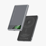 پاوربانک 5000 هزار 15 وات مگ سیف پرودو مدل Porodo 5000 Mah Tft Display Ultra Slim Magnetic Wireless Powerbank