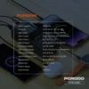 پاوربانک 30000 هزار 20 وات لارا پرودو مدل PORODO LARA 30000 20W POWER BANK PDPBJ261BK - Image 4