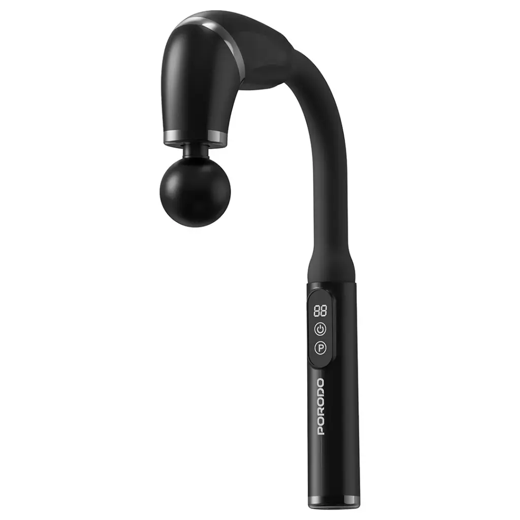 Porodo Lifestyle U-Shaped Handle 4-Head Deep Massager - Black2 ماساژور دستهدار یو-شکل پرودو مدل Porodo U-Shaped Handle 4-Head Massager - Image 1